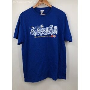 Men's Delta Blue McDonalds Kerwin Frost Crew Tee Shirt - Size Large